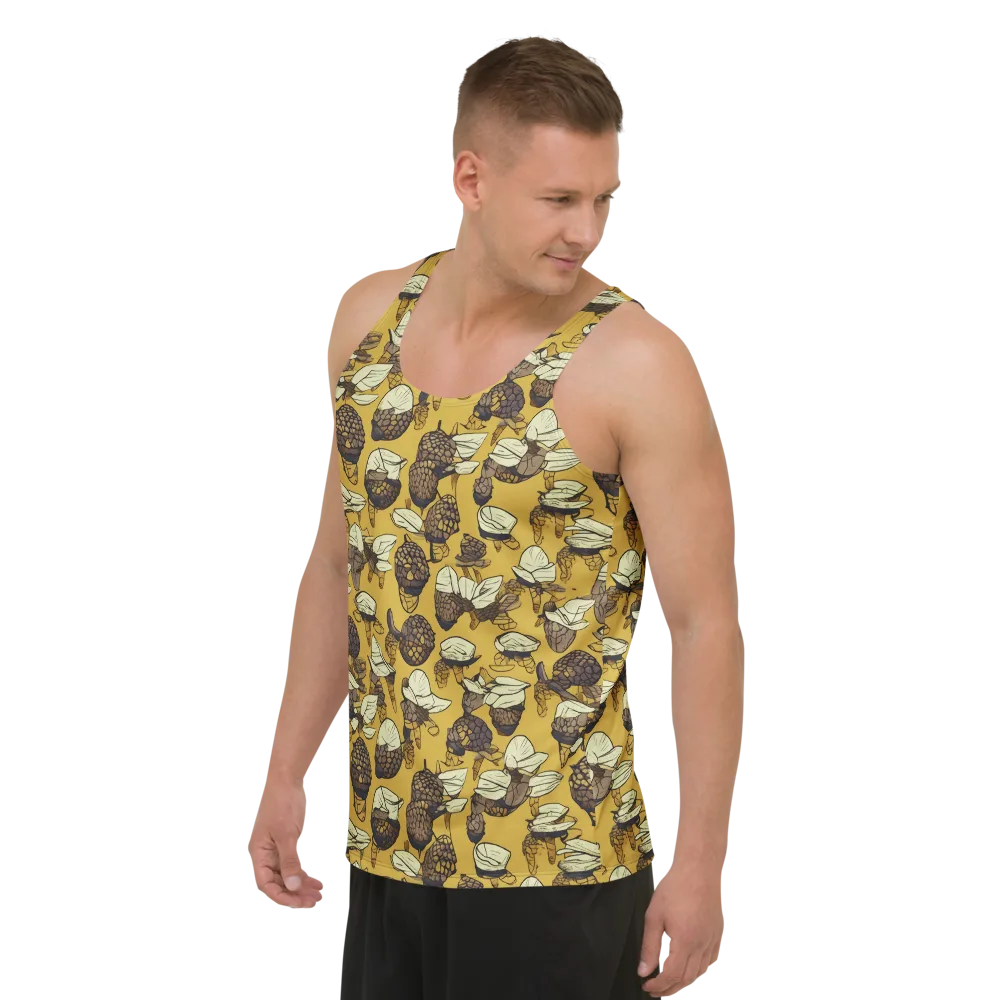 Moth Market on Men's Tank Top — Left Front