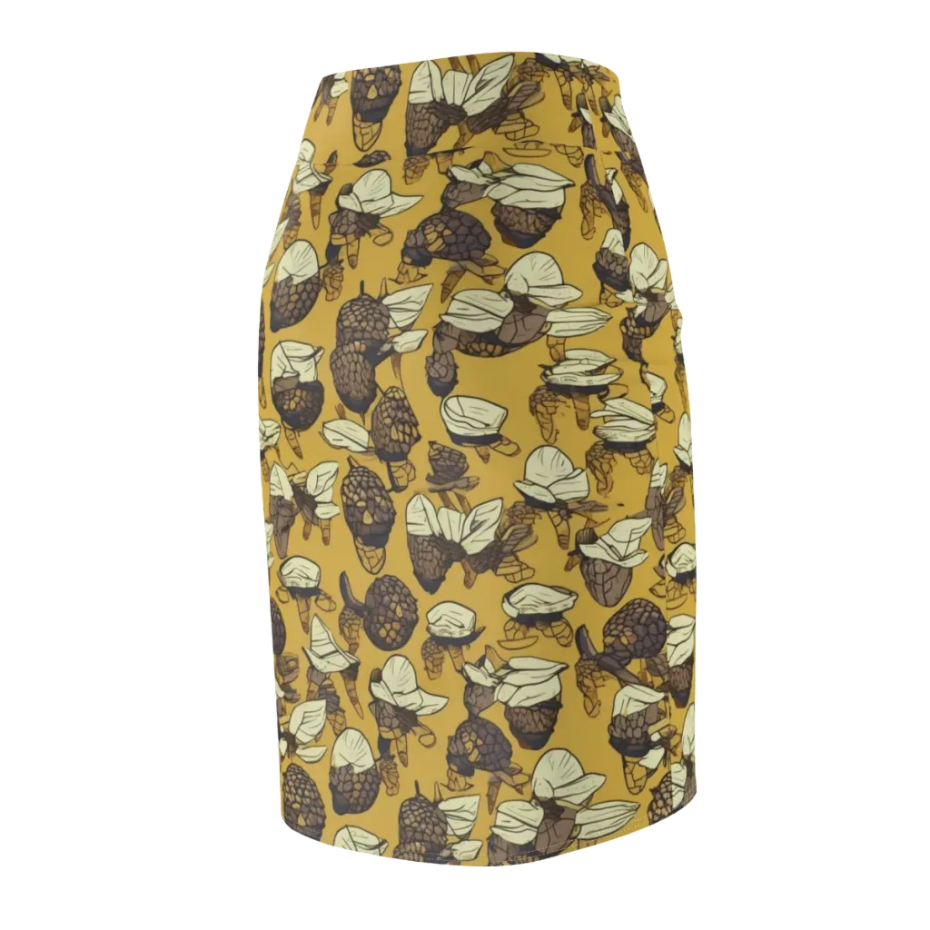 Moth Market on Pencil Skirt — Back Side