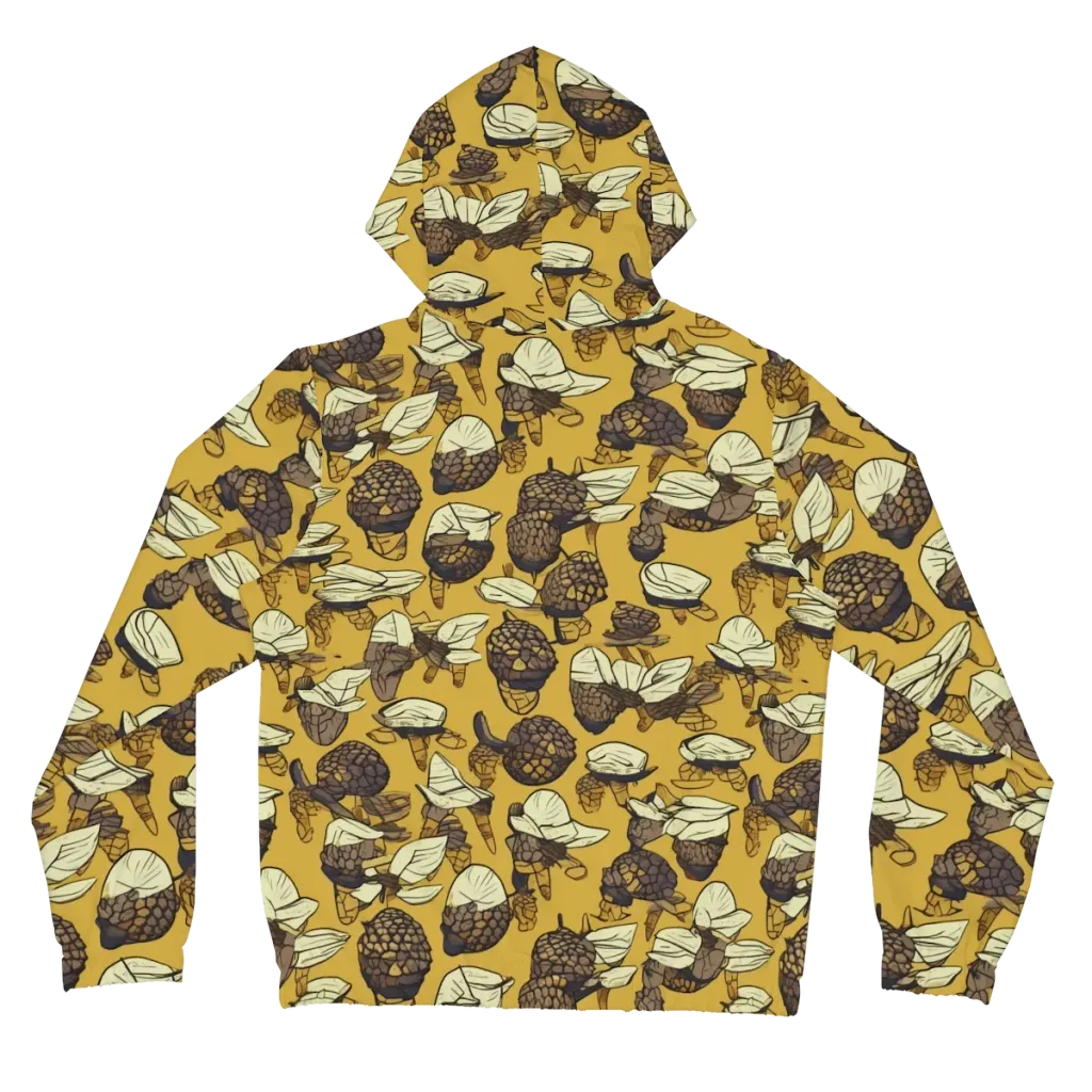 Moth Market on Women's Full-Zip Hoodie — Back