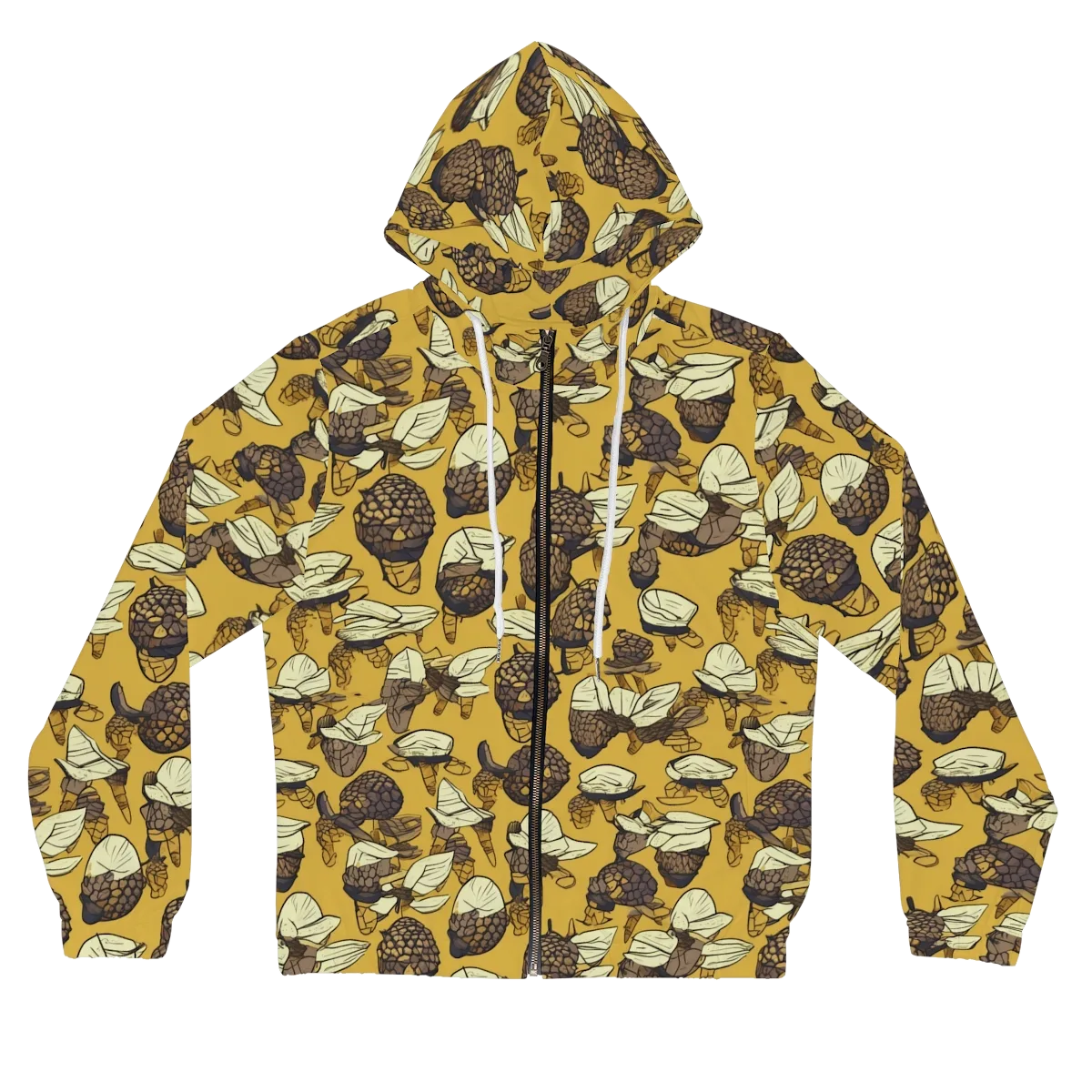 Moth Market on Women's Full-Zip Hoodie — Front