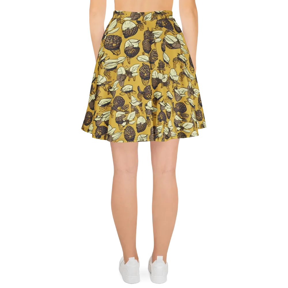 Moth Market on Skater Skirt — Back