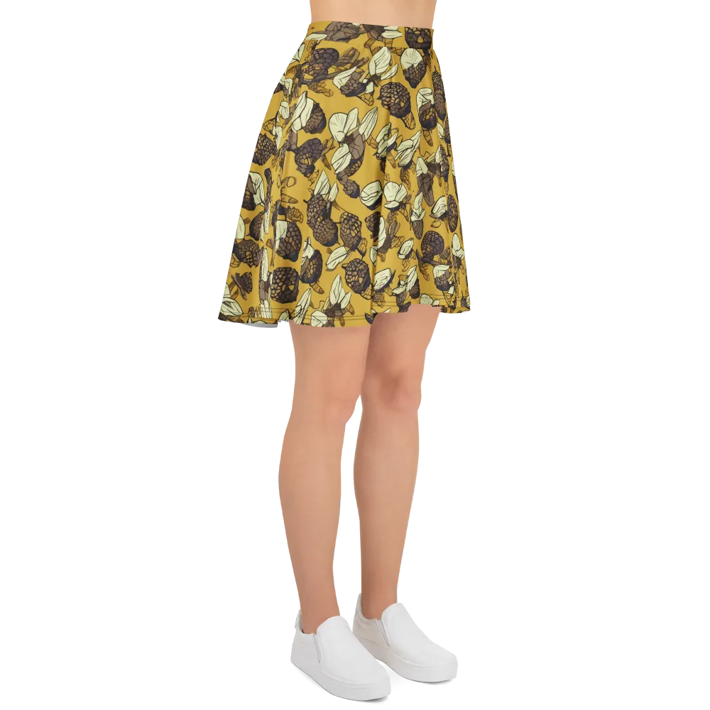 Moth Market on Skater Skirt — Right