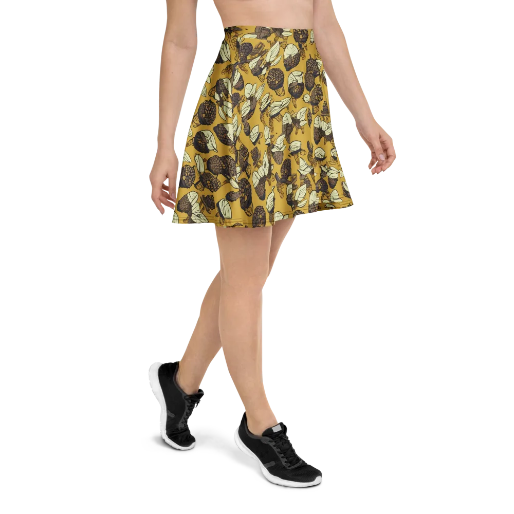 Moth Market on Skater Skirt — Right