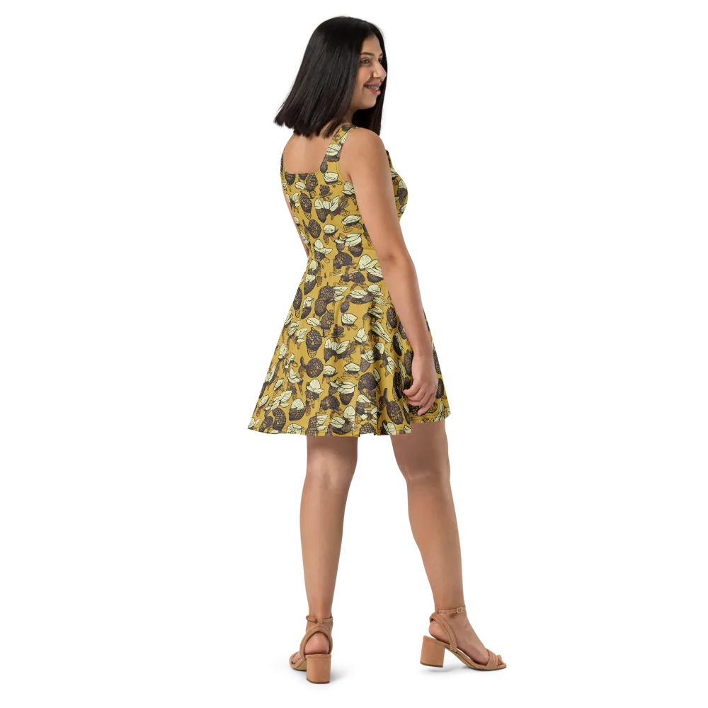 Moth Market on Skater Dress — Right