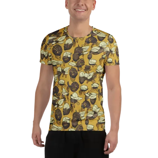 Moth Market on a Men's Athletic T-Shirt