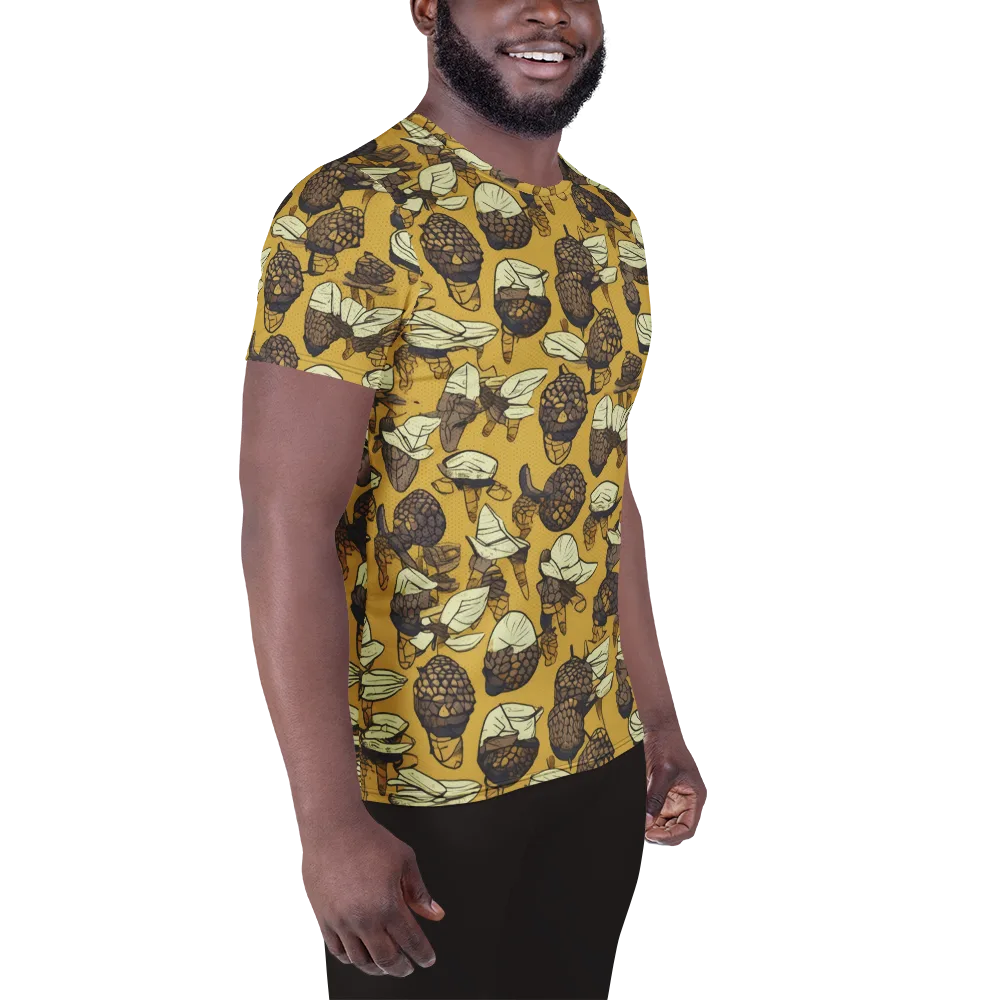 Moth Market on Men's Athletic T-Shirt — Right