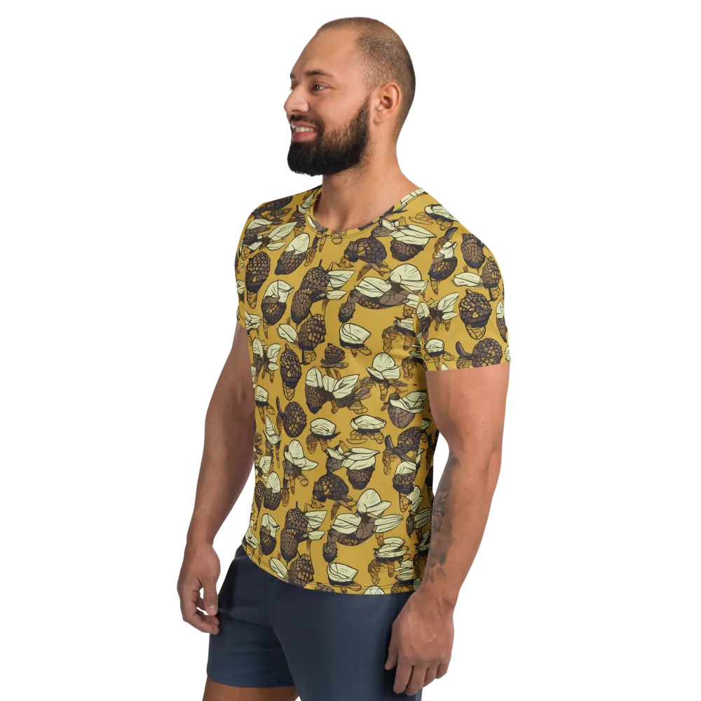 Moth Market on Men's Athletic T-Shirt — Left