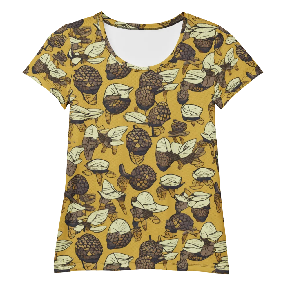 Moth Market on Women's Athletic T-Shirt — Front