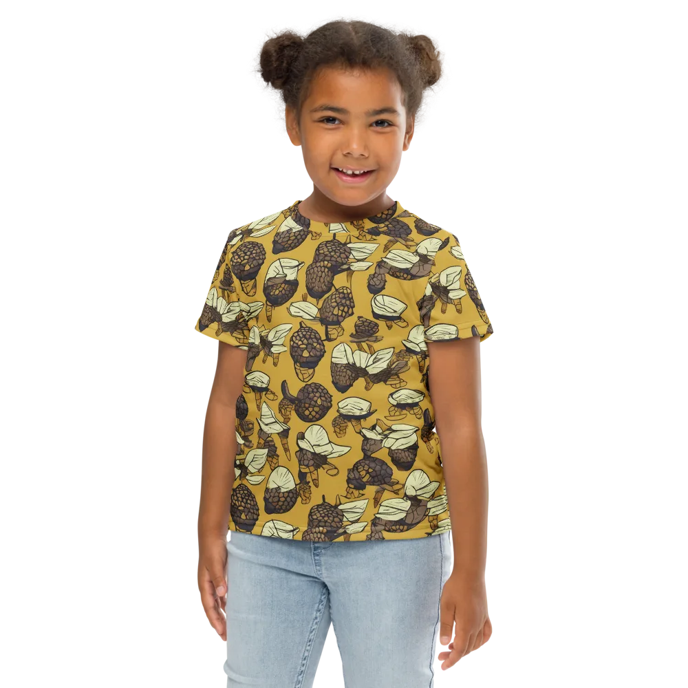 Moth Market on Kids Crew Neck T-Shirt — Front