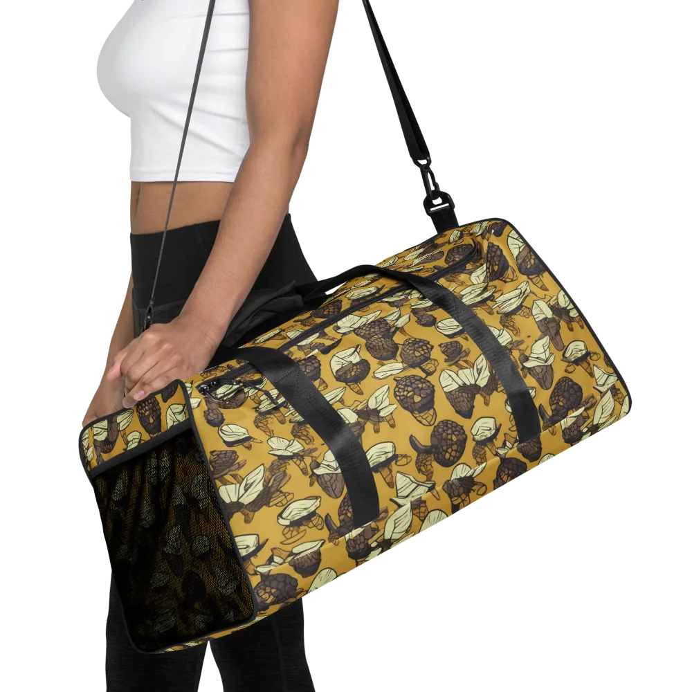 Moth Market on Duffle Bag — Front