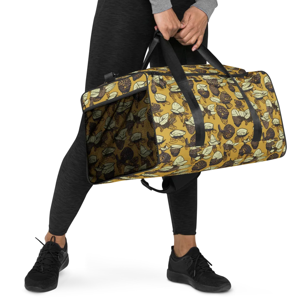 Moth Market on Duffle Bag — Right Front
