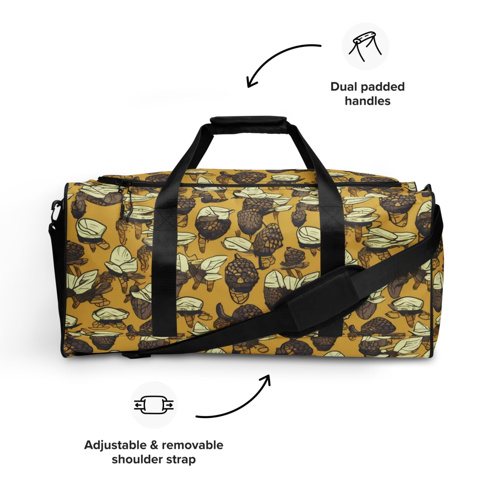 Moth Market on Duffle Bag — Front