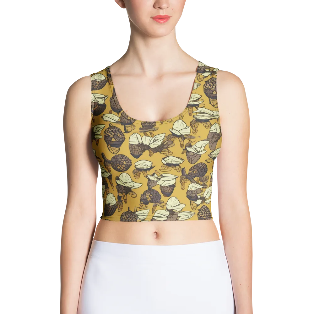 Moth Market on Crop Top — Front