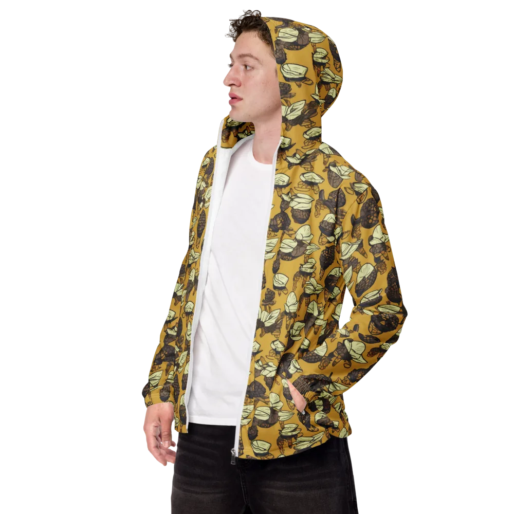Moth Market on Men's Windbreaker — Left Front
