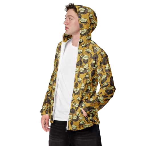 Moth Market on a Men's Windbreaker