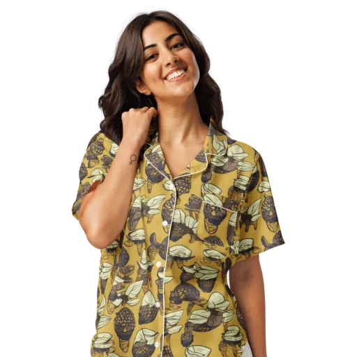 Moth Market on a Women's Short Sleeve Pajama Top
