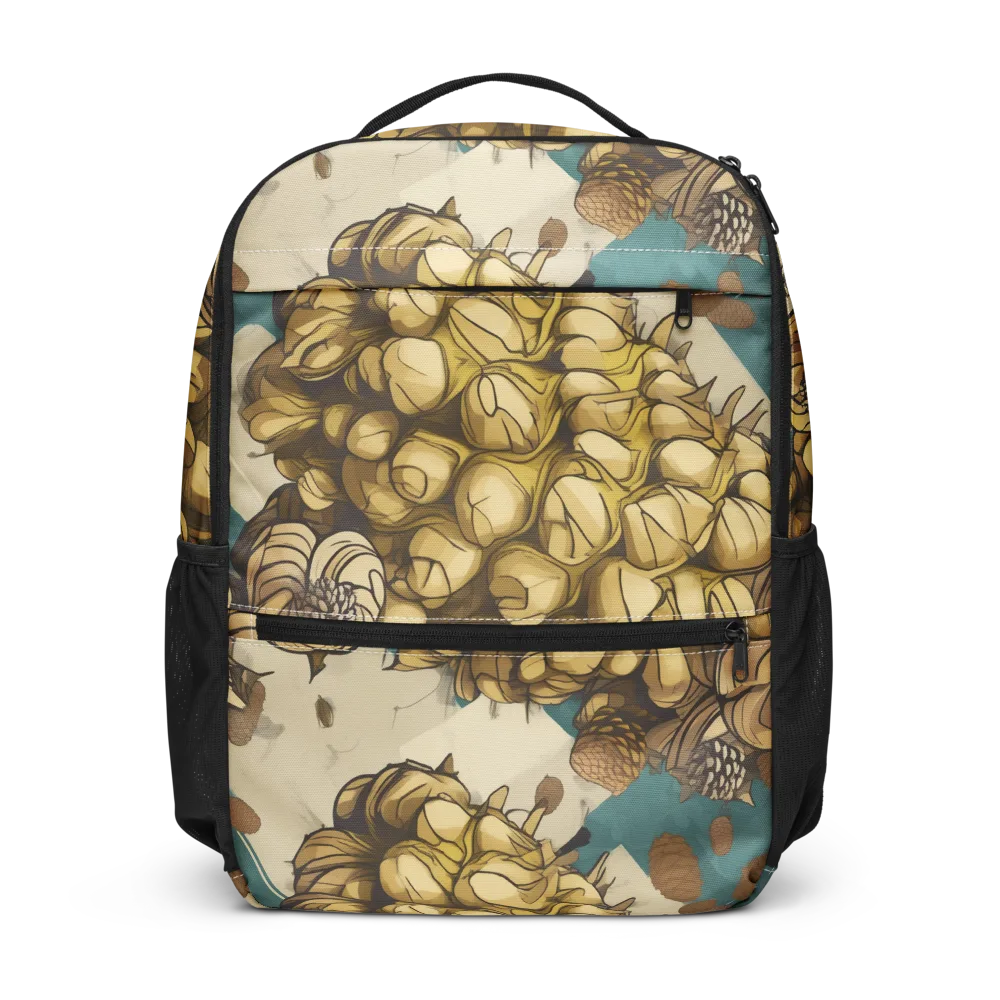 Golden Cone Garden on Utility Backpack — Front