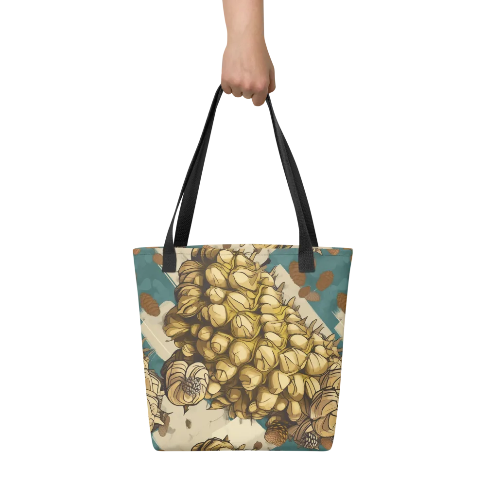 Golden Cone Garden on Tote Bag — Front