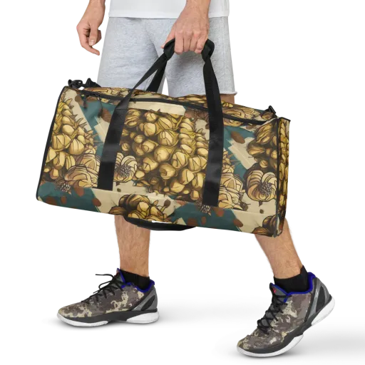 Golden Cone Garden on a Duffle Bag