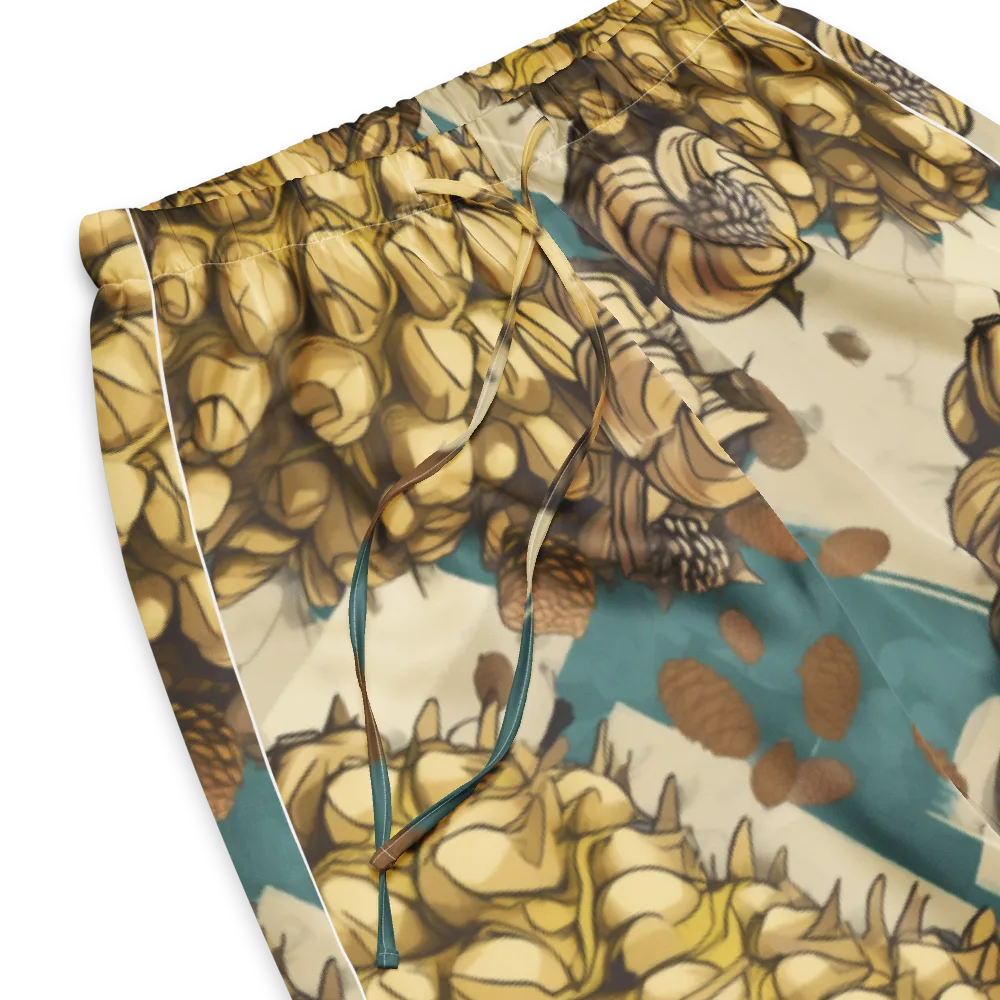 Golden Cone Garden on Women's Pajama Pants — Product details
