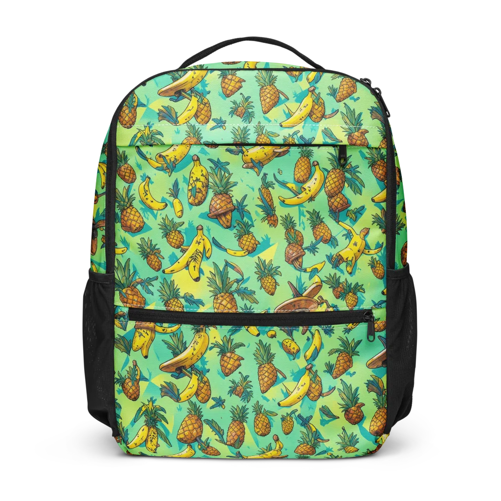 Pineapple Halfpipe on Utility Backpack — Front