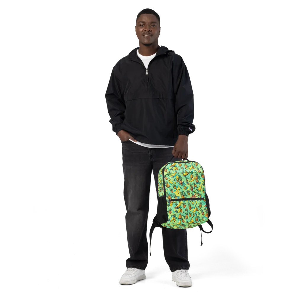 Pineapple Halfpipe on Utility Backpack — Front