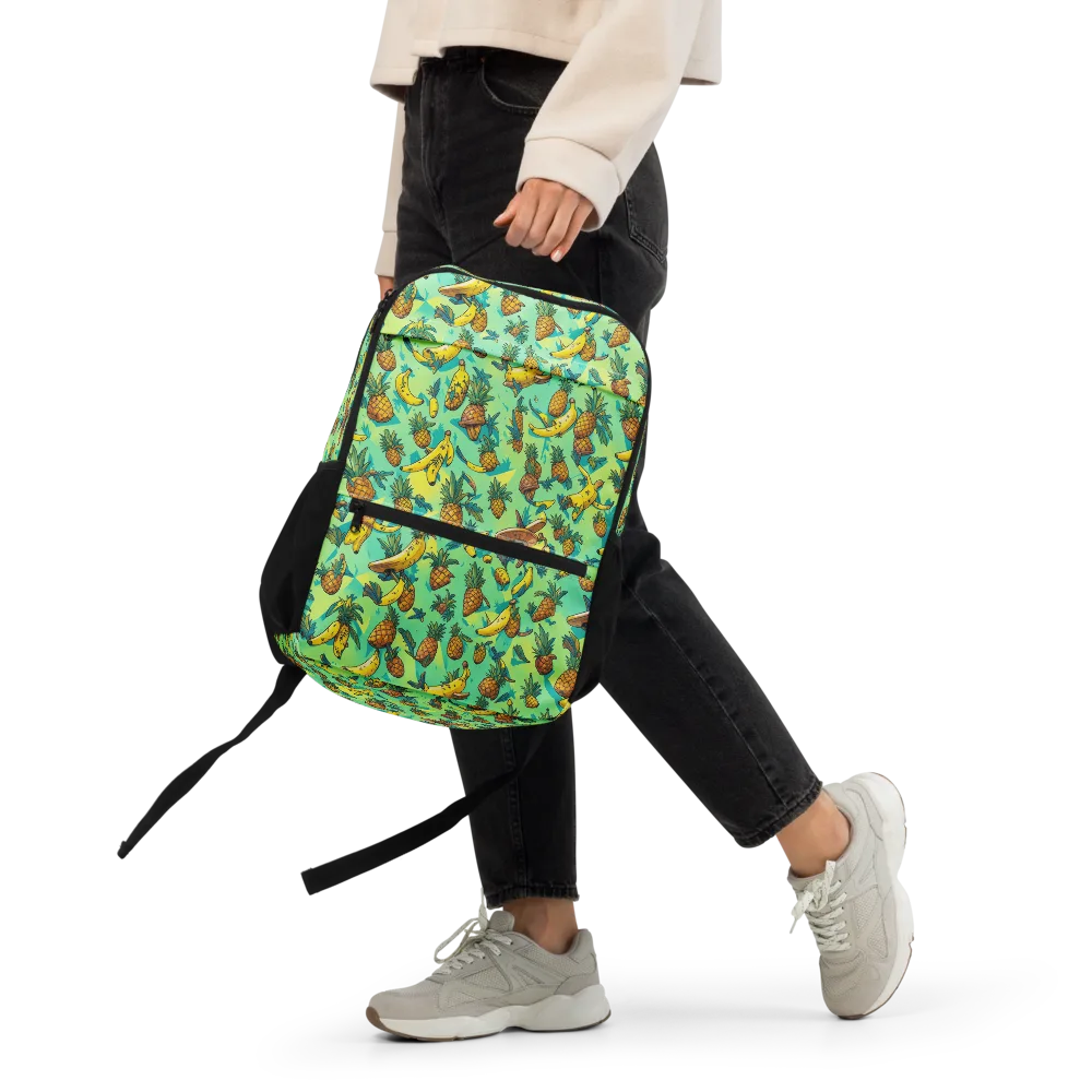 Pineapple Halfpipe on Utility Backpack — Front