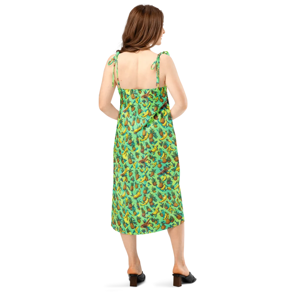 Pineapple Halfpipe on Slip Dress — Back