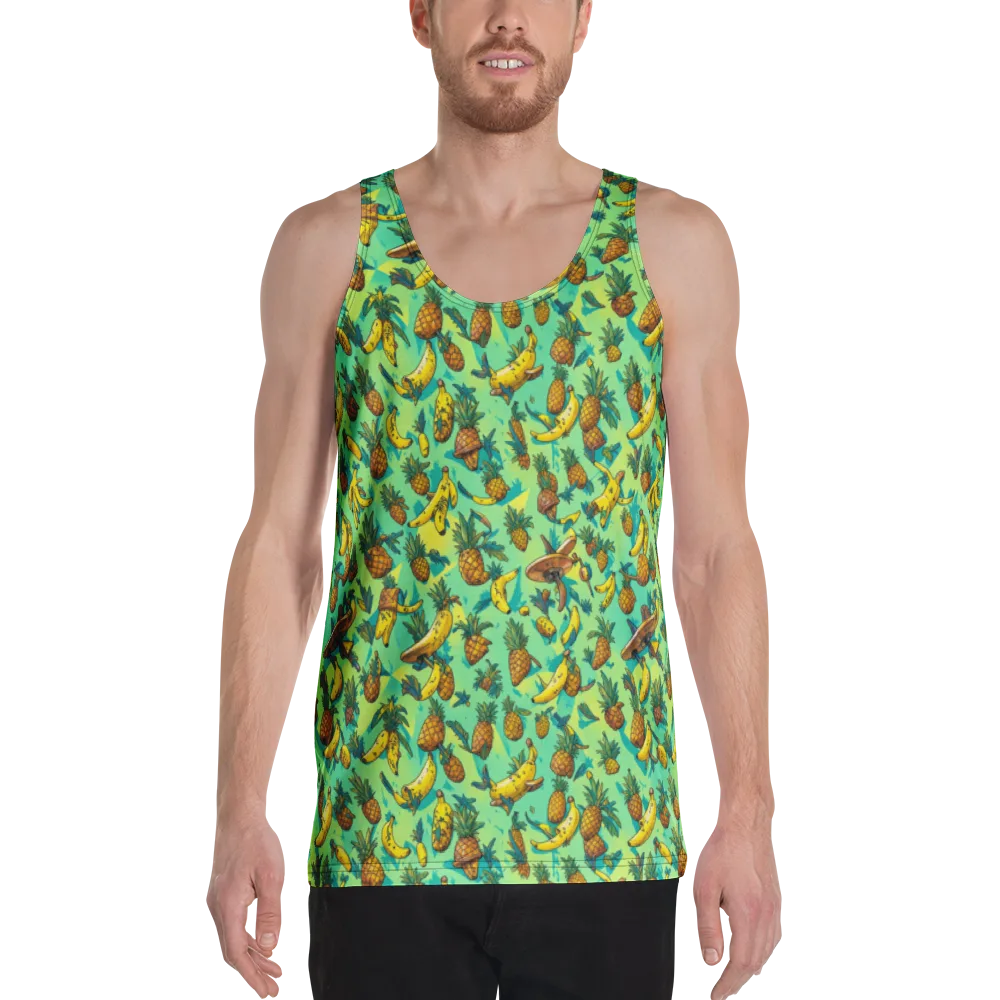 Pineapple Halfpipe on Men's Tank Top — Front