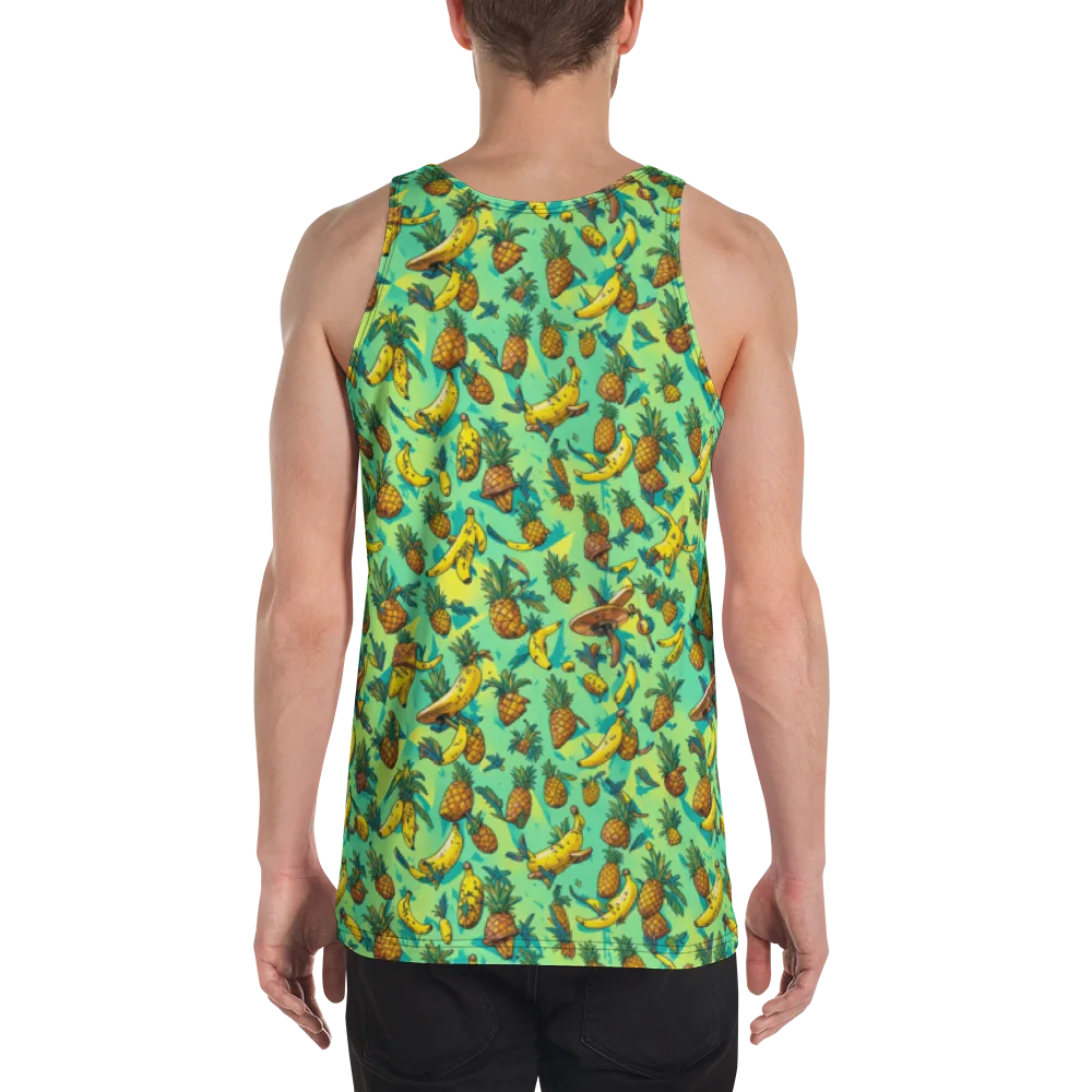 Pineapple Halfpipe on Men's Tank Top — Back