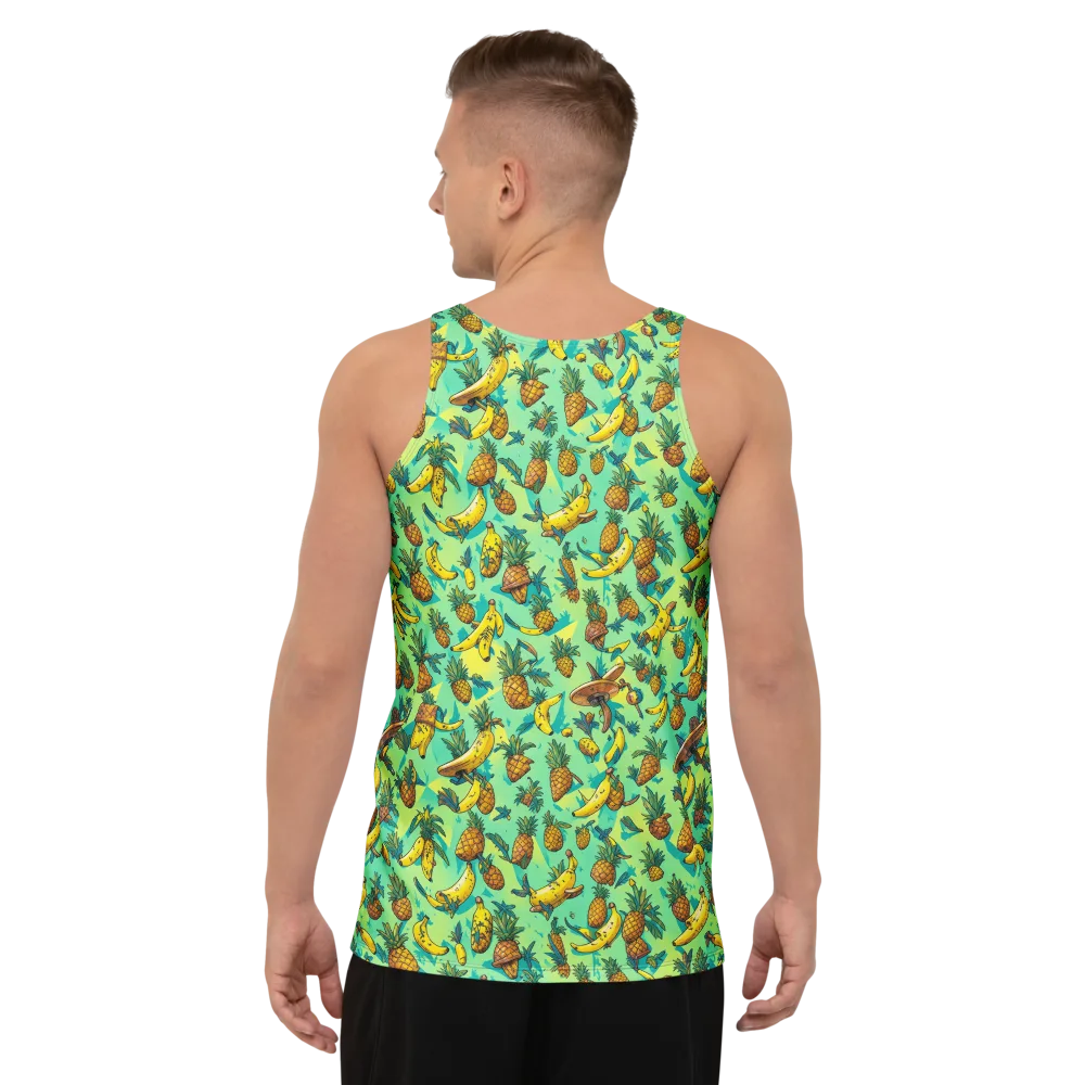 Pineapple Halfpipe on Men's Tank Top — Back