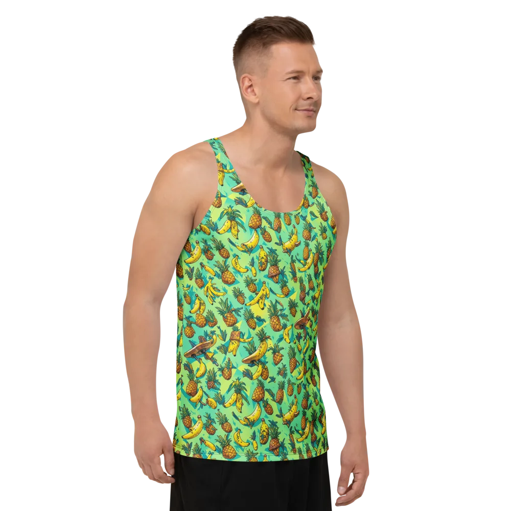 Pineapple Halfpipe on Men's Tank Top — Right Front
