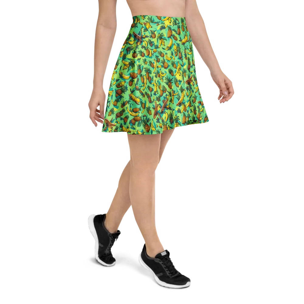 Pineapple Halfpipe on Skater Skirt — Right