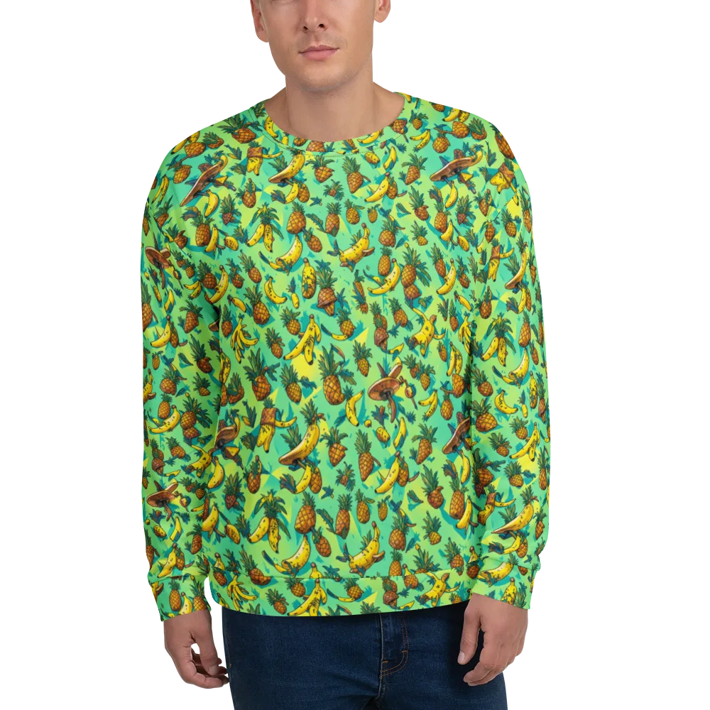 Pineapple Halfpipe on Sweatshirt — Front