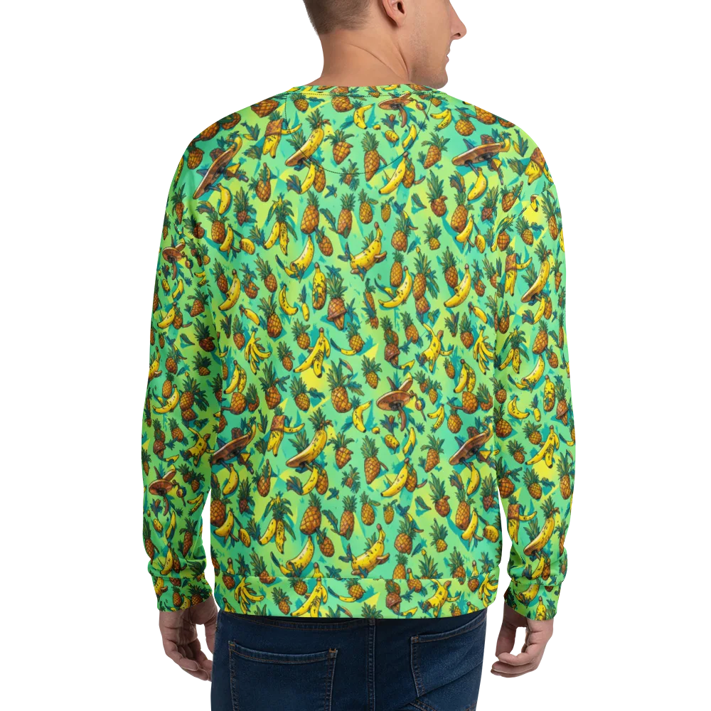Pineapple Halfpipe on Sweatshirt — Back