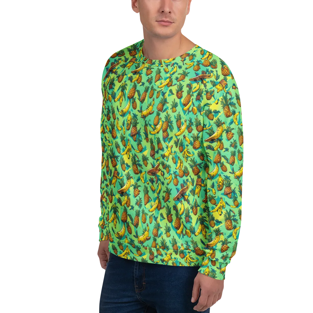 Pineapple Halfpipe on Sweatshirt — Left Front