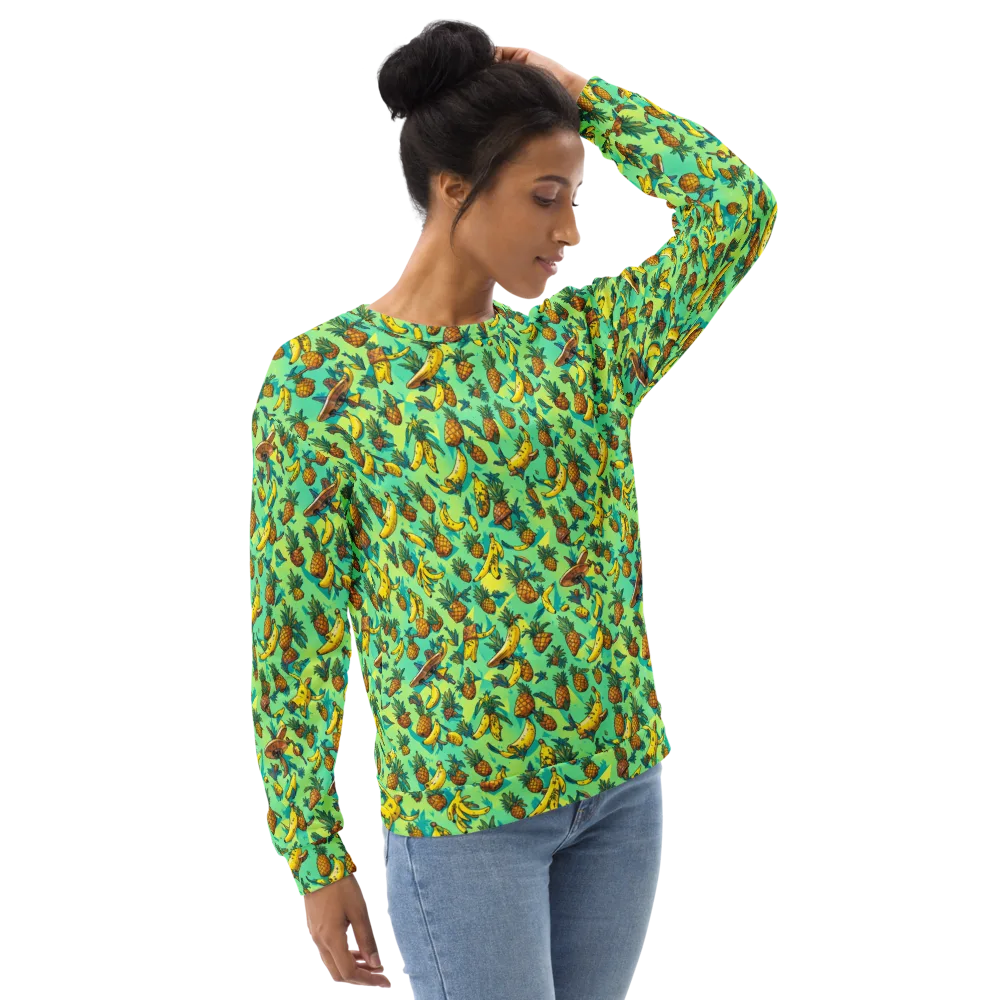 Pineapple Halfpipe on Sweatshirt — Right Front