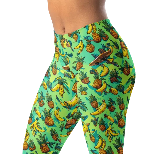 Pineapple Halfpipe on a Leggings
