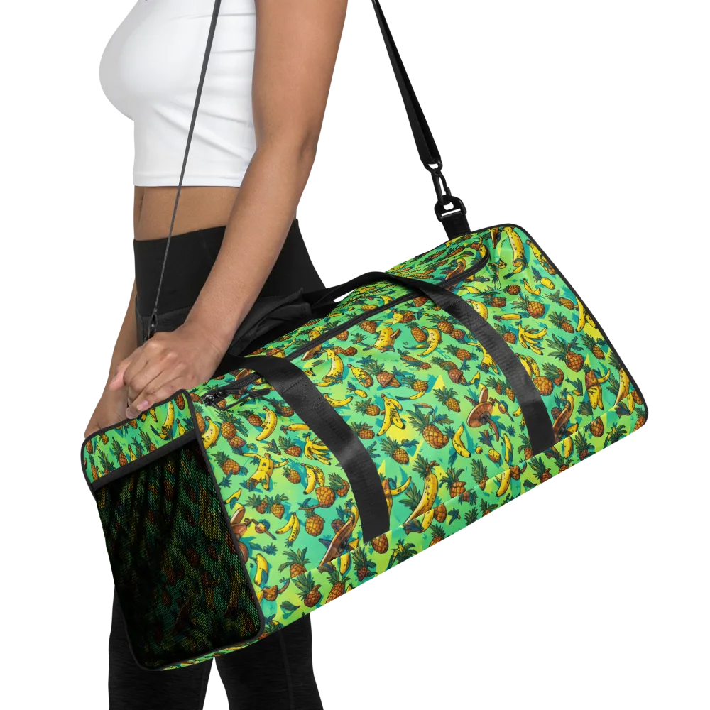 Pineapple Halfpipe on Duffle Bag — Front