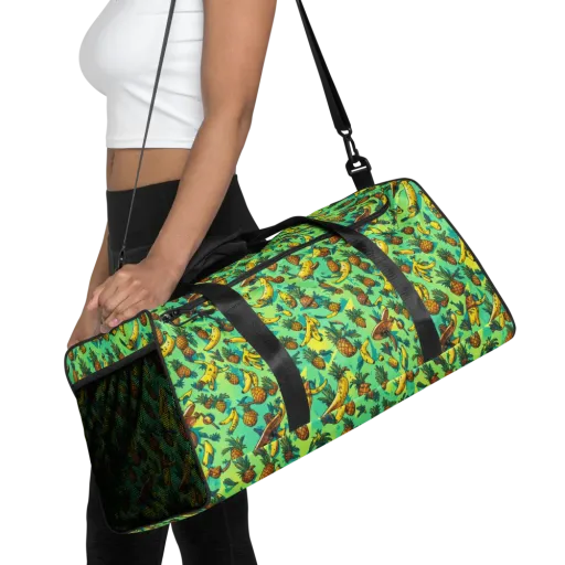 Pineapple Halfpipe on a Duffle Bag