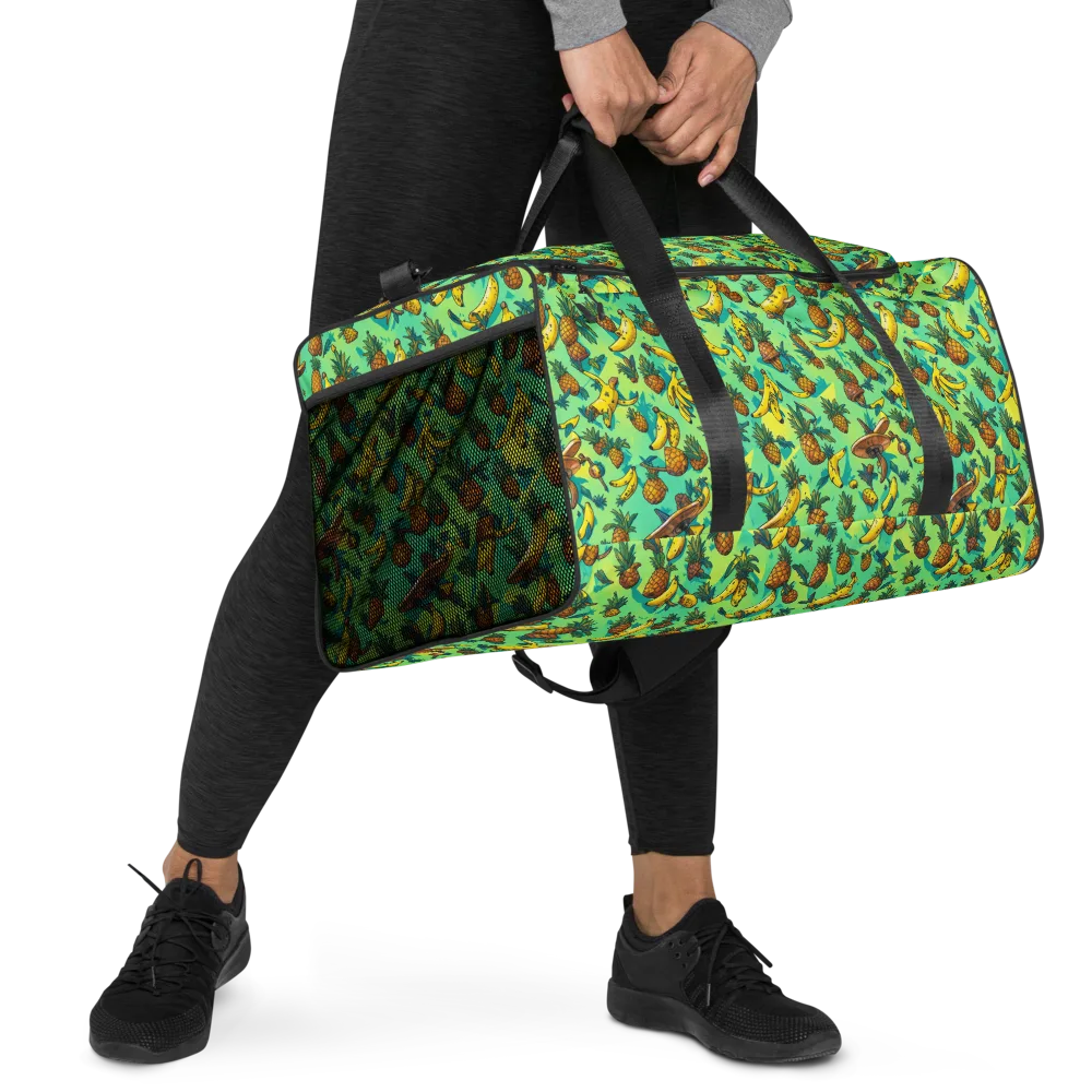 Pineapple Halfpipe on Duffle Bag — Right Front