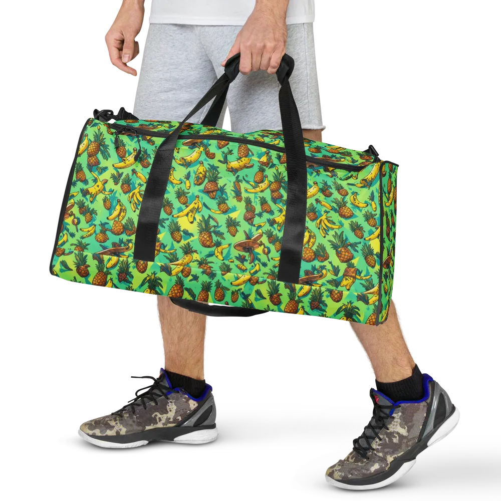 Pineapple Halfpipe on Duffle Bag — Front