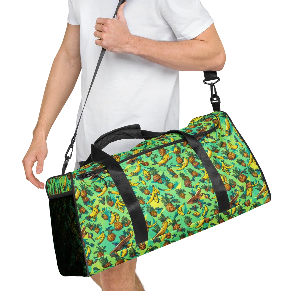 Pineapple Halfpipe on Duffle Bag — Right Front