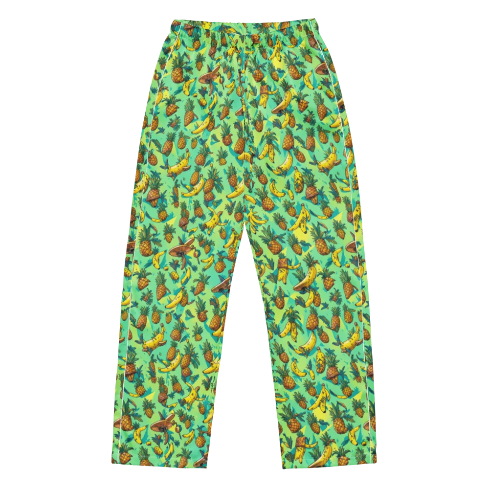 Pineapple Halfpipe on Women's Pajama Pants — Front