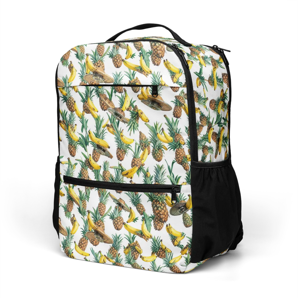 Tropical Air Mail on Utility Backpack — Left Front