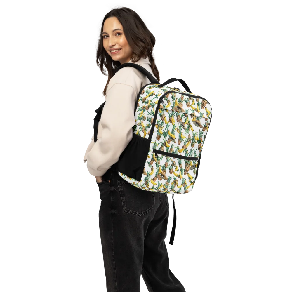 Tropical Air Mail on Utility Backpack — Back