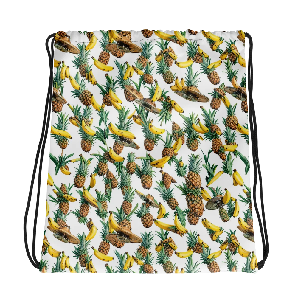 Tropical Air Mail on Drawstring Bag — Photo