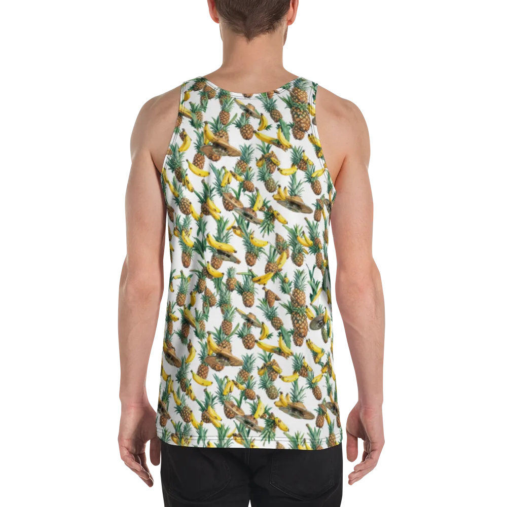 Tropical Air Mail on Men's Tank Top — Back