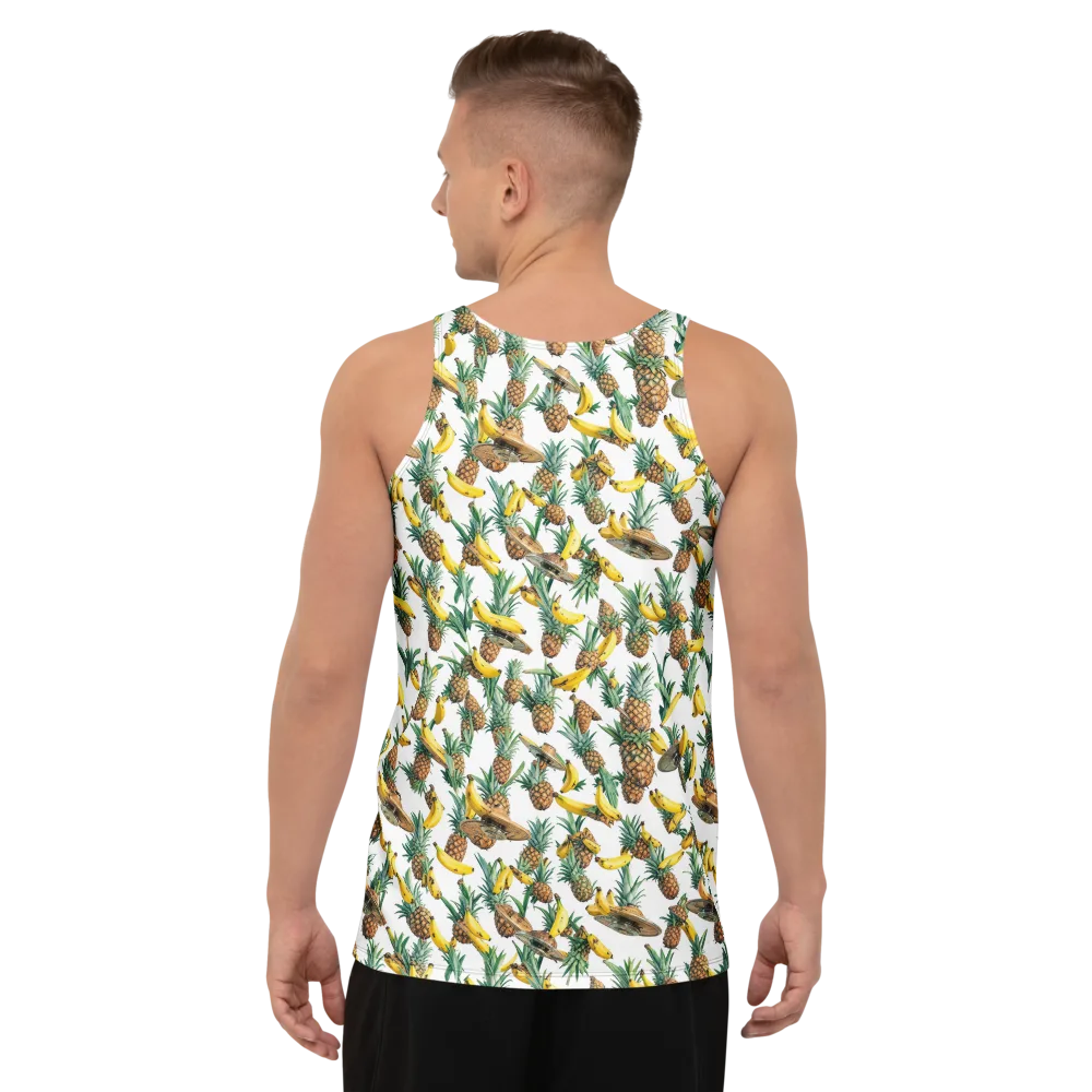Tropical Air Mail on Men's Tank Top — Back