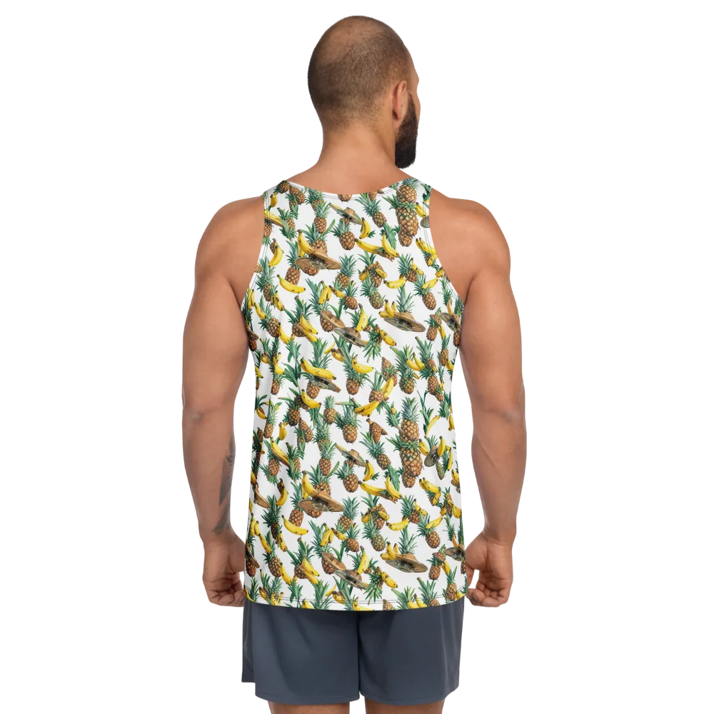 Tropical Air Mail on Men's Tank Top — Back